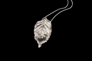 Sterling Silver Leaf Style Pendant